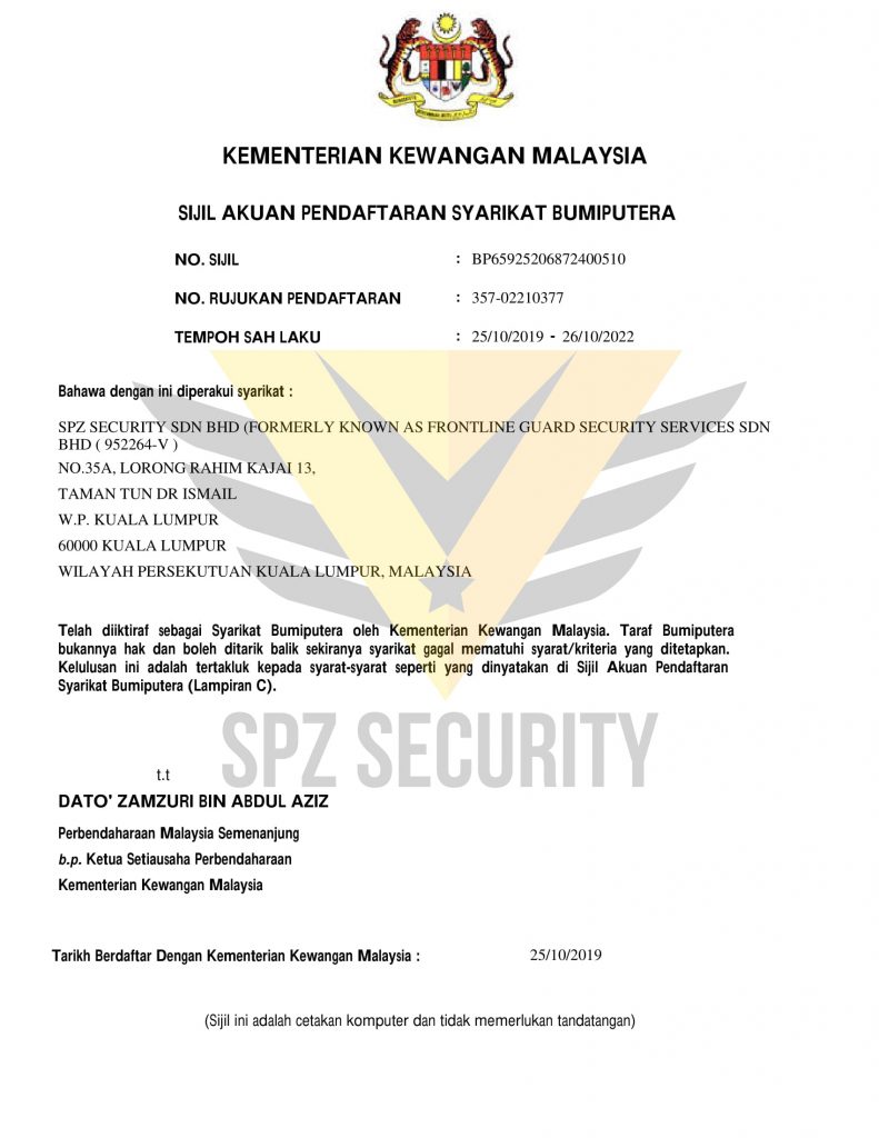 Top Private Security Company In Malaysia Optimal Security Services